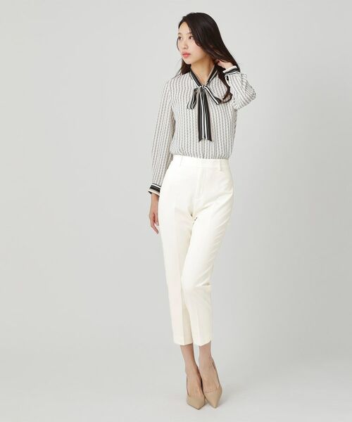 COUP DE CHANCE / クードシャンス ショート・ハーフ・半端丈パンツ | 【手洗い可/日本製/ストレッチ】定番センタープレス入りパンツ | 詳細3