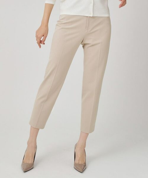 COUP DE CHANCE / クードシャンス ショート・ハーフ・半端丈パンツ | 【手洗い可/日本製/ストレッチ】定番センタープレス入りパンツ | 詳細9