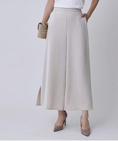 COUP DE CHANCE / クードシャンス パンツ | 【手洗い可／日本製】サイドスリット入りワイドパンツ