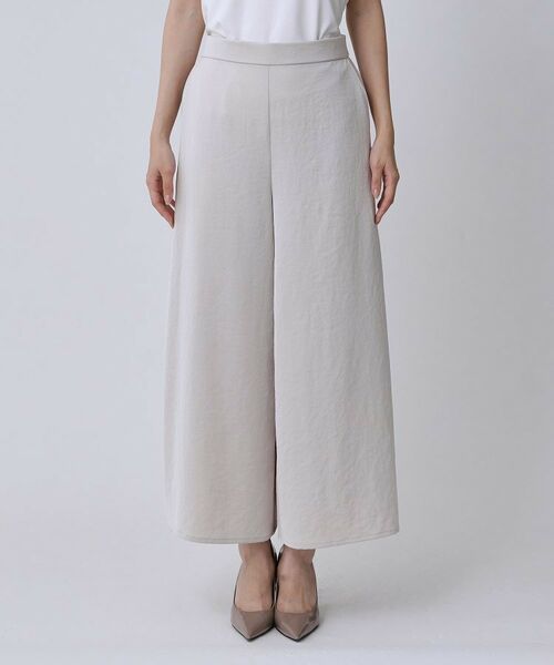 COUP DE CHANCE / クードシャンス パンツ | 【手洗い可/日本製】サイドスリット入りワイドパンツ | 詳細15