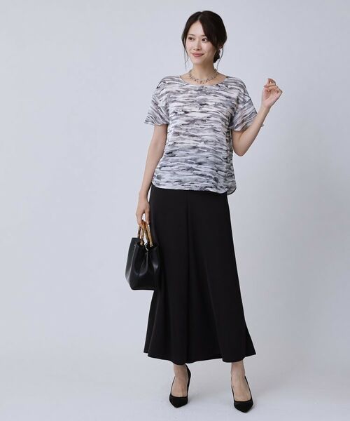 COUP DE CHANCE / クードシャンス パンツ | 【手洗い可/日本製】サイドスリット入りワイドパンツ | 詳細8