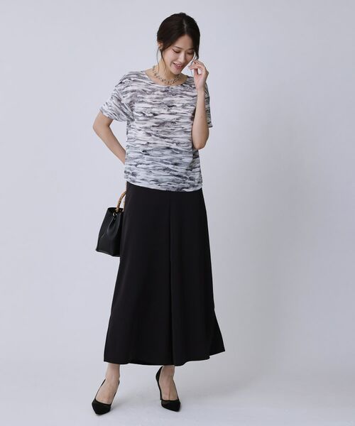 COUP DE CHANCE / クードシャンス パンツ | 【手洗い可/日本製】サイドスリット入りワイドパンツ | 詳細9