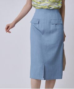 COUP DE CHANCE / クードシャンス スカート | 【手洗い可／日本製】デニム風ナロータイトスカート