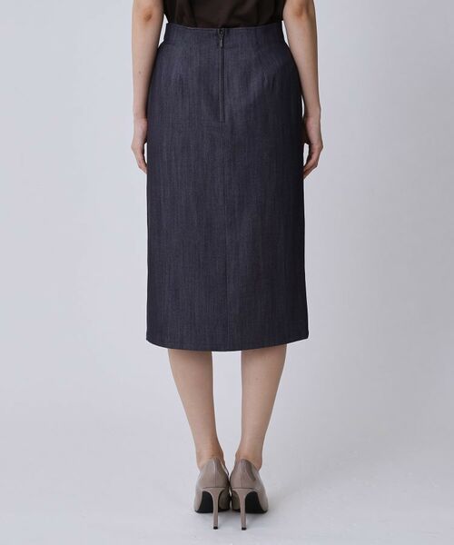 COUP DE CHANCE / クードシャンス スカート | 【手洗い可/日本製】デニム風ナロータイトスカート | 詳細15