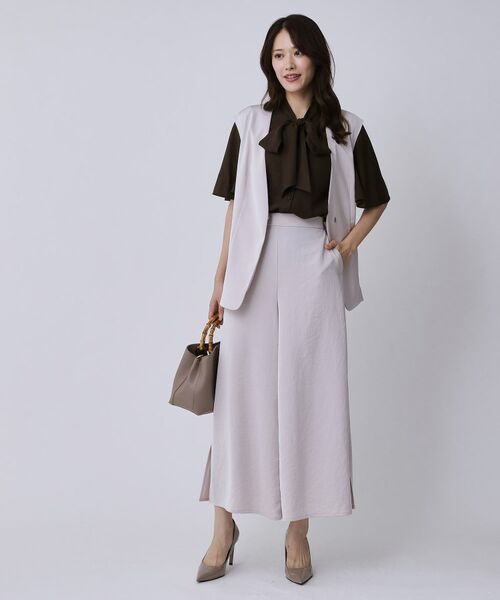 COUP DE CHANCE / クードシャンス シャツ・ブラウス | 【手洗い可／日本製】ボウタイブラウス | 詳細12