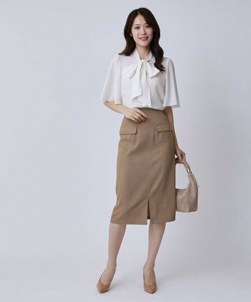 COUP DE CHANCE / クードシャンス シャツ・ブラウス | 【手洗い可／日本製】ボウタイブラウス | 詳細3