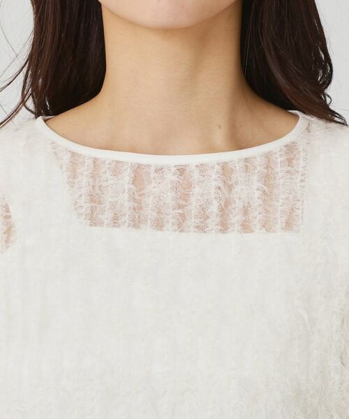 COUP DE CHANCE / クードシャンス シャツ・ブラウス | 【手洗い可／日本製】フェザーチュールのブラウス | 詳細12