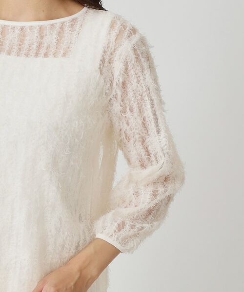 COUP DE CHANCE / クードシャンス シャツ・ブラウス | 【手洗い可／日本製】フェザーチュールのブラウス | 詳細13