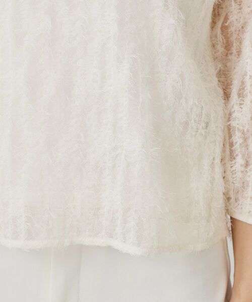 COUP DE CHANCE / クードシャンス シャツ・ブラウス | 【手洗い可／日本製】フェザーチュールのブラウス | 詳細14