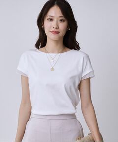 COUP DE CHANCE / クードシャンス カットソー | 【手洗い可／日本製】シンプルジャージカットソー