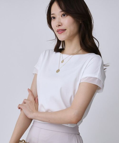 COUP DE CHANCE / クードシャンス カットソー | 【手洗い可/日本製】シンプルジャージカットソー | 詳細1