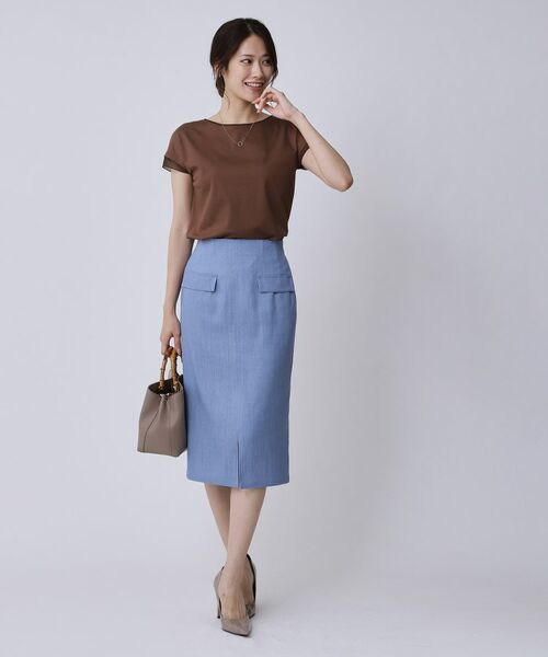 COUP DE CHANCE / クードシャンス カットソー | 【手洗い可/日本製】シンプルジャージカットソー | 詳細12