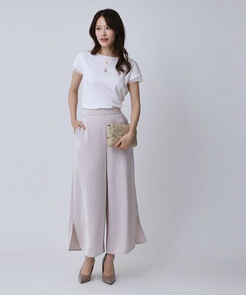 COUP DE CHANCE / クードシャンス カットソー | 【手洗い可/日本製】シンプルジャージカットソー | 詳細3