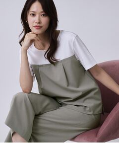 COUP DE CHANCE / クードシャンス カットソー | 【手洗い可／セットアップ可】レイヤード風カットソー