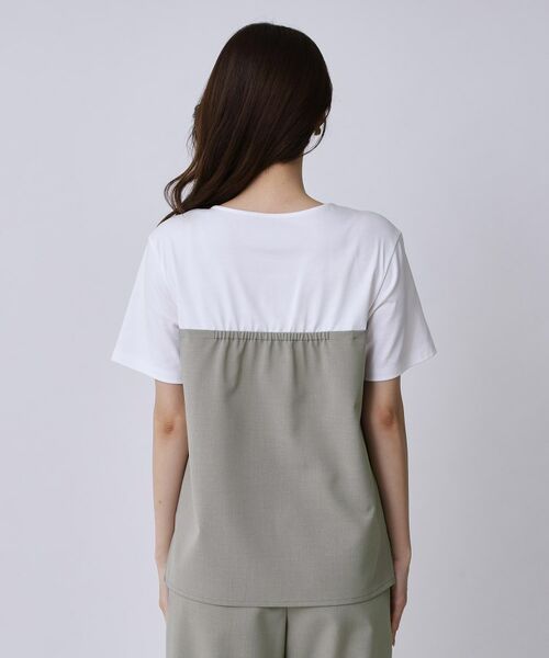 COUP DE CHANCE / クードシャンス カットソー | 【手洗い可/セットアップ可】レイヤード風カットソー | 詳細11