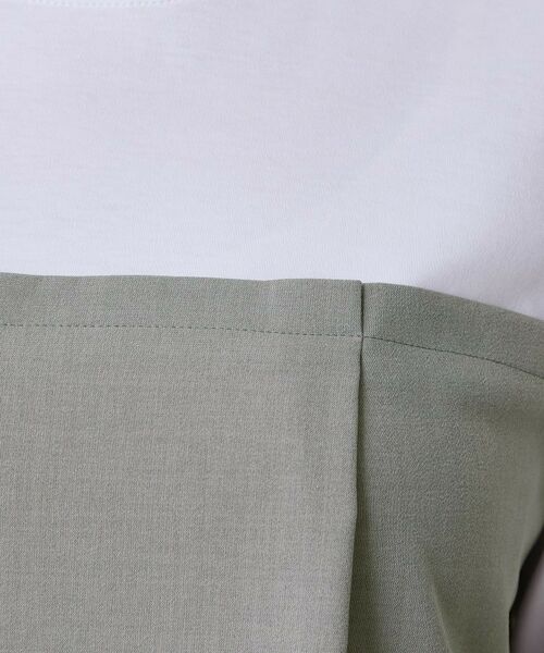 COUP DE CHANCE / クードシャンス カットソー | 【手洗い可/セットアップ可】レイヤード風カットソー | 詳細4