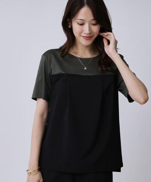 COUP DE CHANCE / クードシャンス カットソー | 【手洗い可/セットアップ可】レイヤード風カットソー | 詳細5