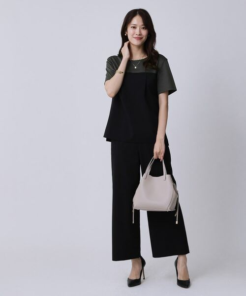 COUP DE CHANCE / クードシャンス カットソー | 【手洗い可/セットアップ可】レイヤード風カットソー | 詳細6