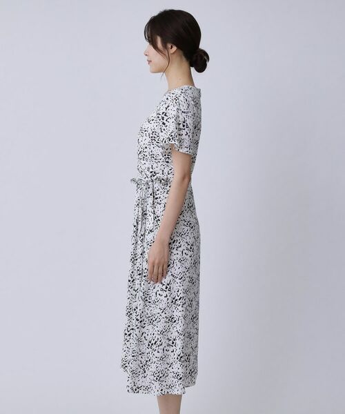 COUP DE CHANCE / クードシャンス ロング・マキシ丈ワンピース | 【手洗い可/日本製】カシュクール風ワンピース | 詳細16