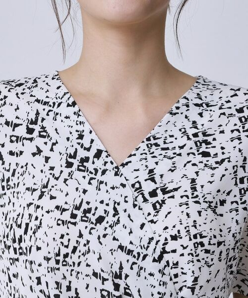 COUP DE CHANCE / クードシャンス ロング・マキシ丈ワンピース | 【手洗い可/日本製】カシュクール風ワンピース | 詳細18