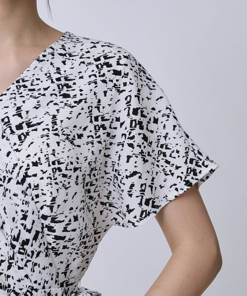 COUP DE CHANCE / クードシャンス ロング・マキシ丈ワンピース | 【手洗い可/日本製】カシュクール風ワンピース | 詳細20