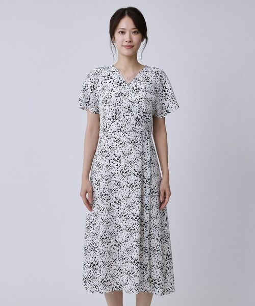 COUP DE CHANCE / クードシャンス ロング・マキシ丈ワンピース | 【手洗い可/日本製】カシュクール風ワンピース | 詳細23