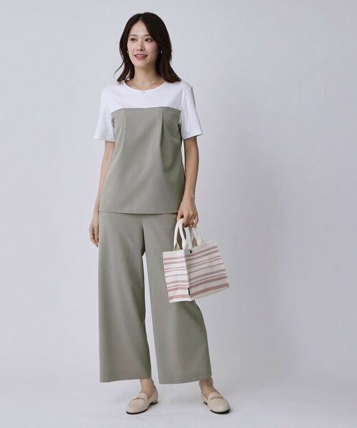 COUP DE CHANCE / クードシャンス パンツ | 【手洗い可／日本製】ストレートワイドパンツ | 詳細2