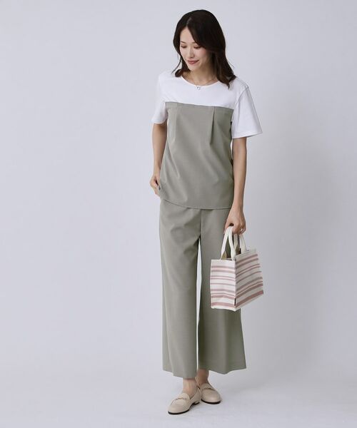 COUP DE CHANCE / クードシャンス パンツ | 【手洗い可／日本製】ストレートワイドパンツ | 詳細3