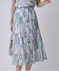 COUP DE CHANCE / クードシャンス スカート | 【手洗い可／日本製】プリント柄スカート