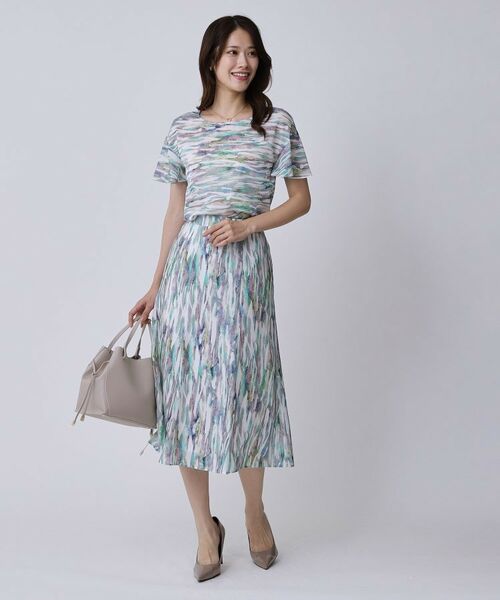 COUP DE CHANCE / クードシャンス スカート | 【手洗い可/日本製】プリント柄スカート | 詳細11