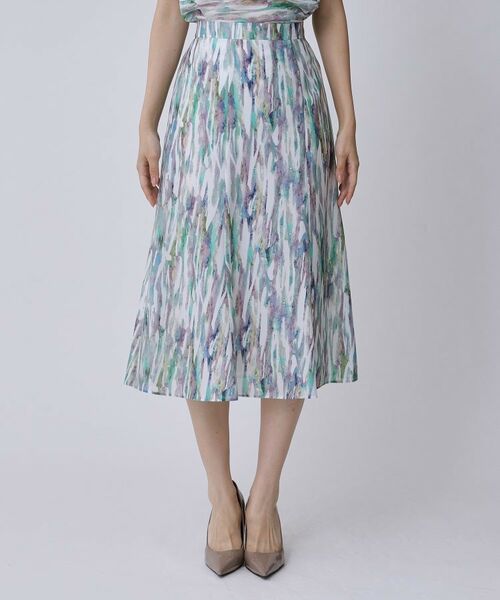 COUP DE CHANCE / クードシャンス スカート | 【手洗い可/日本製】プリント柄スカート | 詳細14