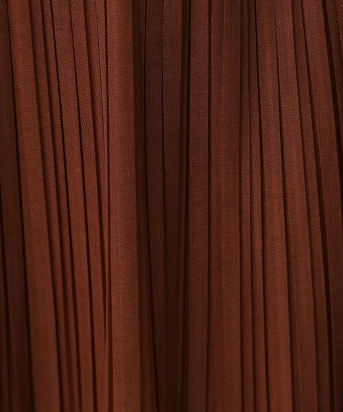 COUP DE CHANCE / クードシャンス ロング・マキシ丈スカート | 【手洗い可／ウエストゴム】デニム柄プリントのプリーツスカート | 詳細4