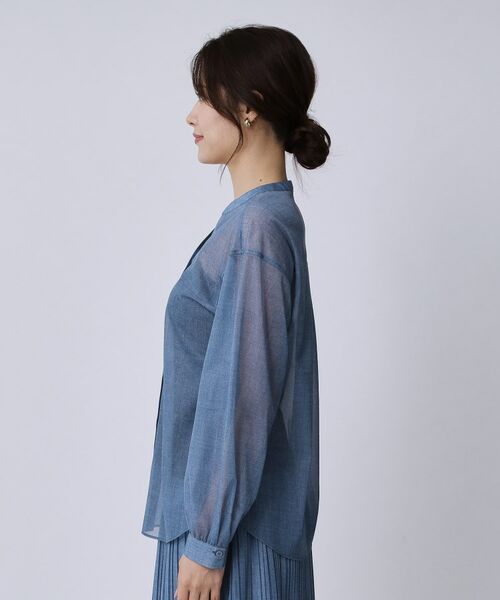 COUP DE CHANCE / クードシャンス シャツ・ブラウス | 【手洗い可】シアーブラウス | 詳細14