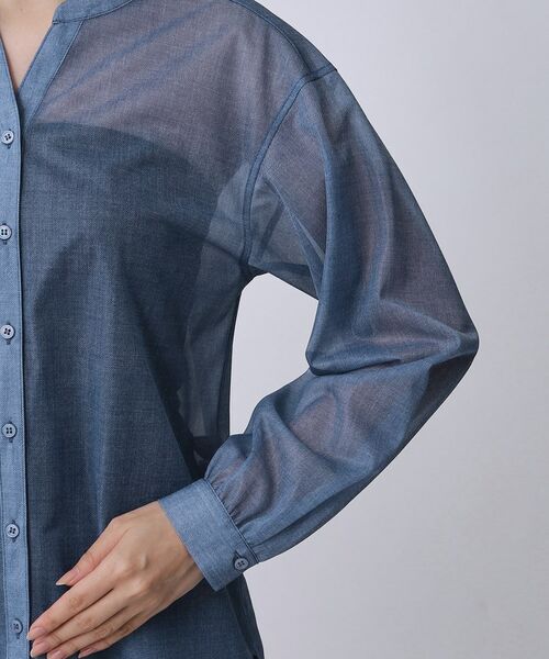 COUP DE CHANCE / クードシャンス シャツ・ブラウス | 【手洗い可】シアーブラウス | 詳細17