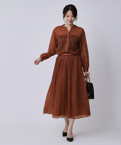 COUP DE CHANCE / クードシャンス シャツ・ブラウス | 【手洗い可】シアーブラウス | 詳細2