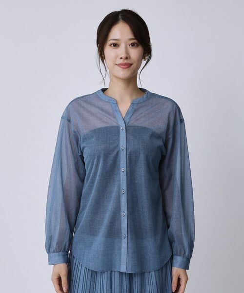 COUP DE CHANCE / クードシャンス シャツ・ブラウス | 【手洗い可】シアーブラウス | 詳細24