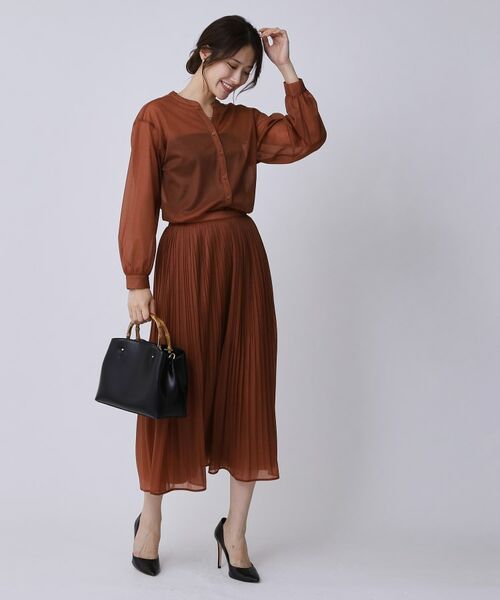 COUP DE CHANCE / クードシャンス シャツ・ブラウス | 【手洗い可】シアーブラウス | 詳細3