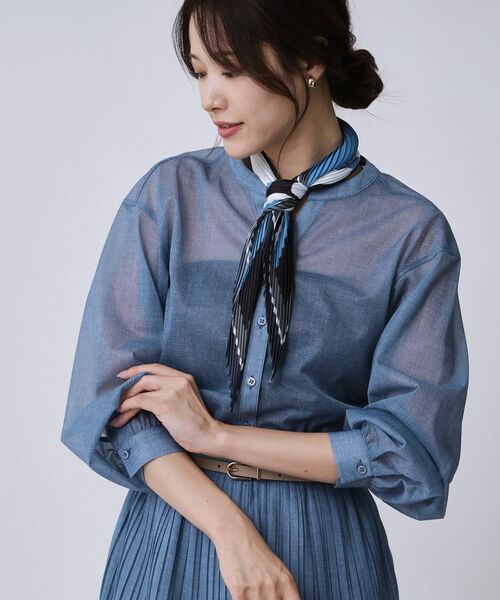 COUP DE CHANCE / クードシャンス シャツ・ブラウス | 【手洗い可】シアーブラウス | 詳細5