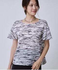 COUP DE CHANCE / クードシャンス シャツ・ブラウス | 【手洗い可／日本製】プリント柄ブラウス