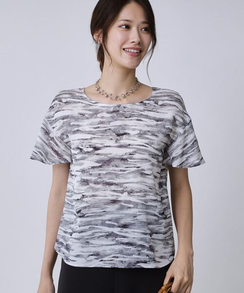 COUP DE CHANCE / クードシャンス シャツ・ブラウス | 【手洗い可/日本製】プリント柄ブラウス | 詳細2