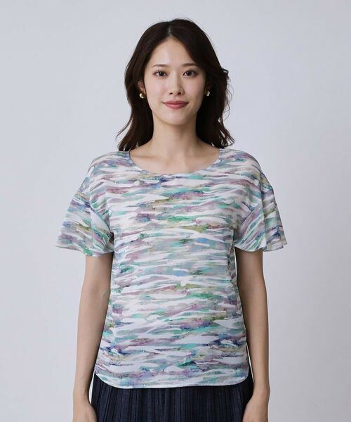 COUP DE CHANCE / クードシャンス シャツ・ブラウス | 【手洗い可／日本製】プリント柄ブラウス | 詳細22