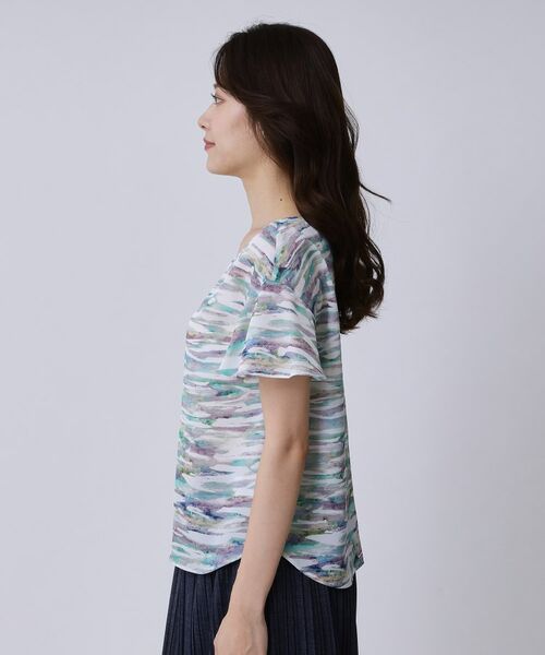 COUP DE CHANCE / クードシャンス シャツ・ブラウス | 【手洗い可／日本製】プリント柄ブラウス | 詳細23