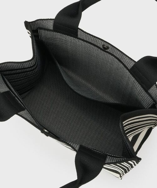 COUP DE CHANCE / クードシャンス トートバッグ | トーンリズムニット／大人ボーダー柄／ニットバック | 詳細16