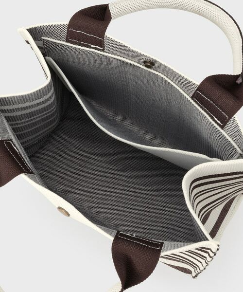 COUP DE CHANCE / クードシャンス トートバッグ | トーンリズムニット／大人ボーダー柄／ニットバック | 詳細18