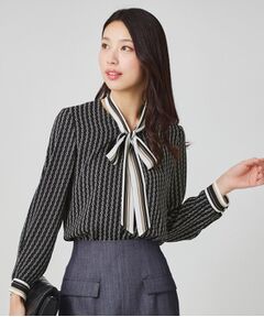 COUP DE CHANCE / クードシャンス シャツ・ブラウス | 【手洗い可／日本製】チェーン柄ブラウス