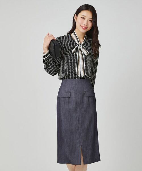 COUP DE CHANCE / クードシャンス シャツ・ブラウス | 【手洗い可/日本製】チェーン柄ブラウス | 詳細12