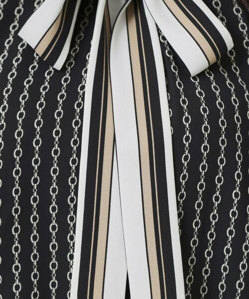 COUP DE CHANCE / クードシャンス シャツ・ブラウス | 【手洗い可/日本製】チェーン柄ブラウス | 詳細13