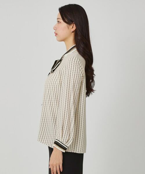 COUP DE CHANCE / クードシャンス シャツ・ブラウス | 【手洗い可/日本製】チェーン柄ブラウス | 詳細20