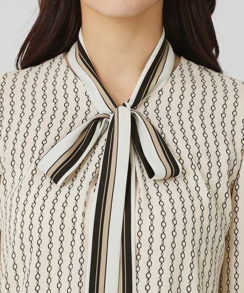 COUP DE CHANCE / クードシャンス シャツ・ブラウス | 【手洗い可/日本製】チェーン柄ブラウス | 詳細22