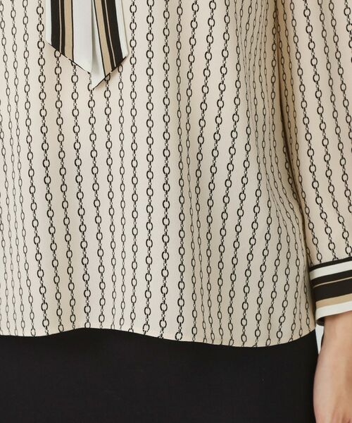 COUP DE CHANCE / クードシャンス シャツ・ブラウス | 【手洗い可/日本製】チェーン柄ブラウス | 詳細25